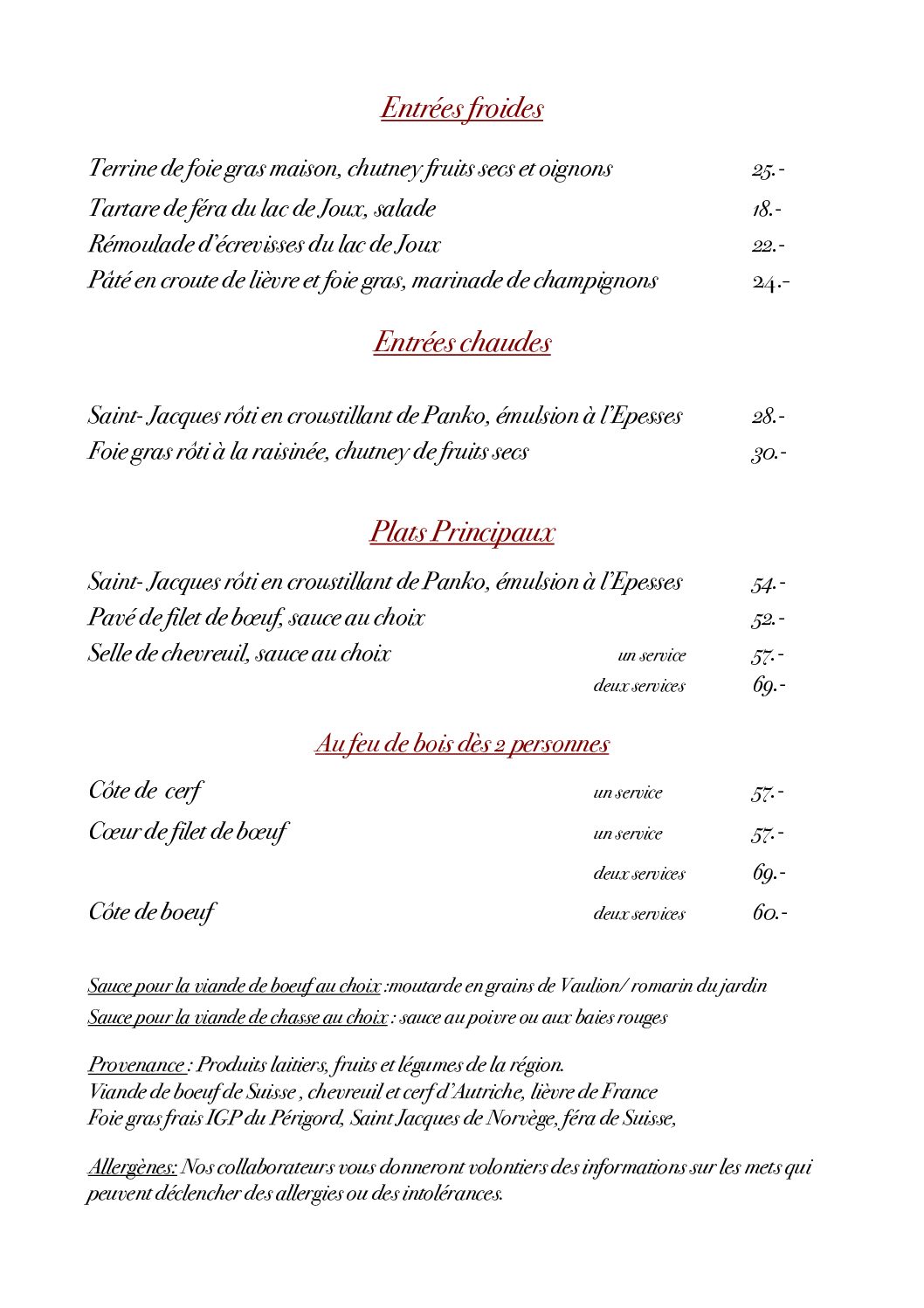 plat carte